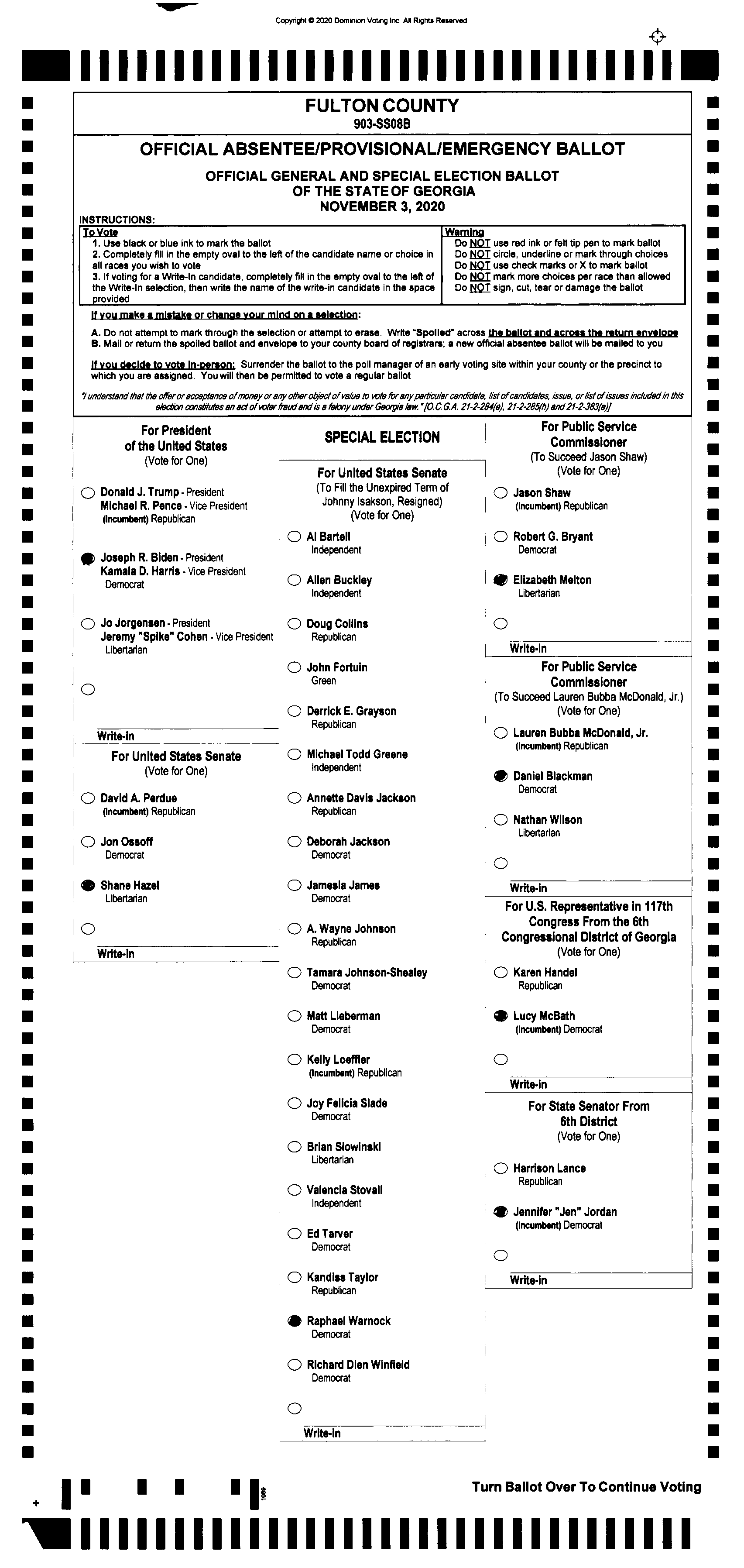 Source Ballot